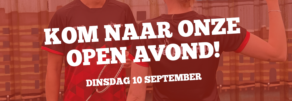 Kom naar onze open avond!